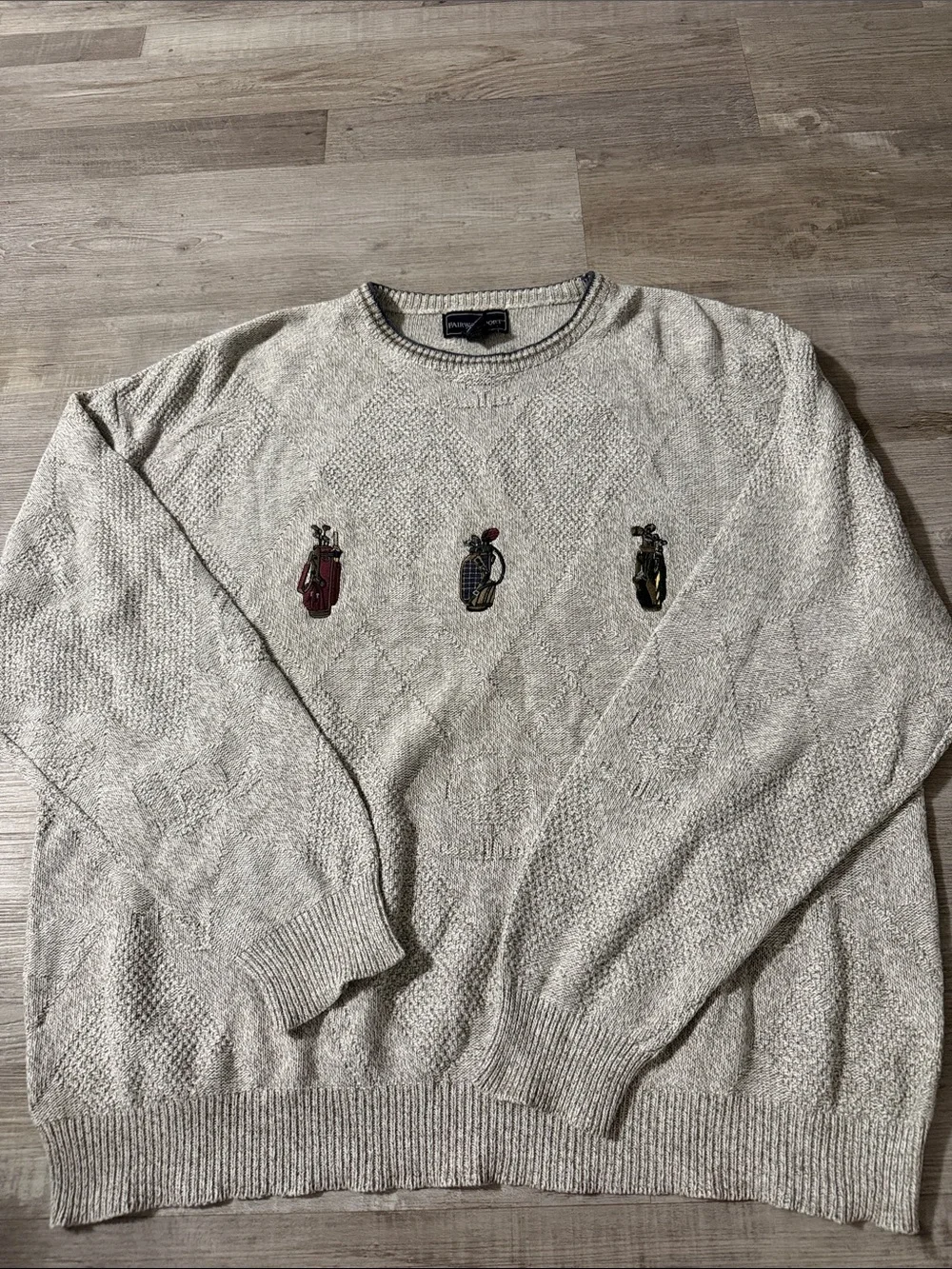 Men's Fairway sport embroidered golf sweater 🏌️